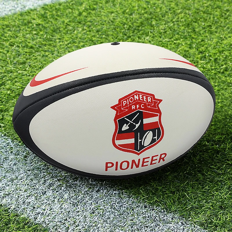 Factory wholesale custom logo match rugby ball size 5