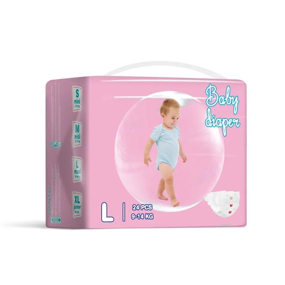 Quick Absorbent Disposable Baby Diaper Disposable soft Baby Diapers Good Quality breathable Baby Diapers