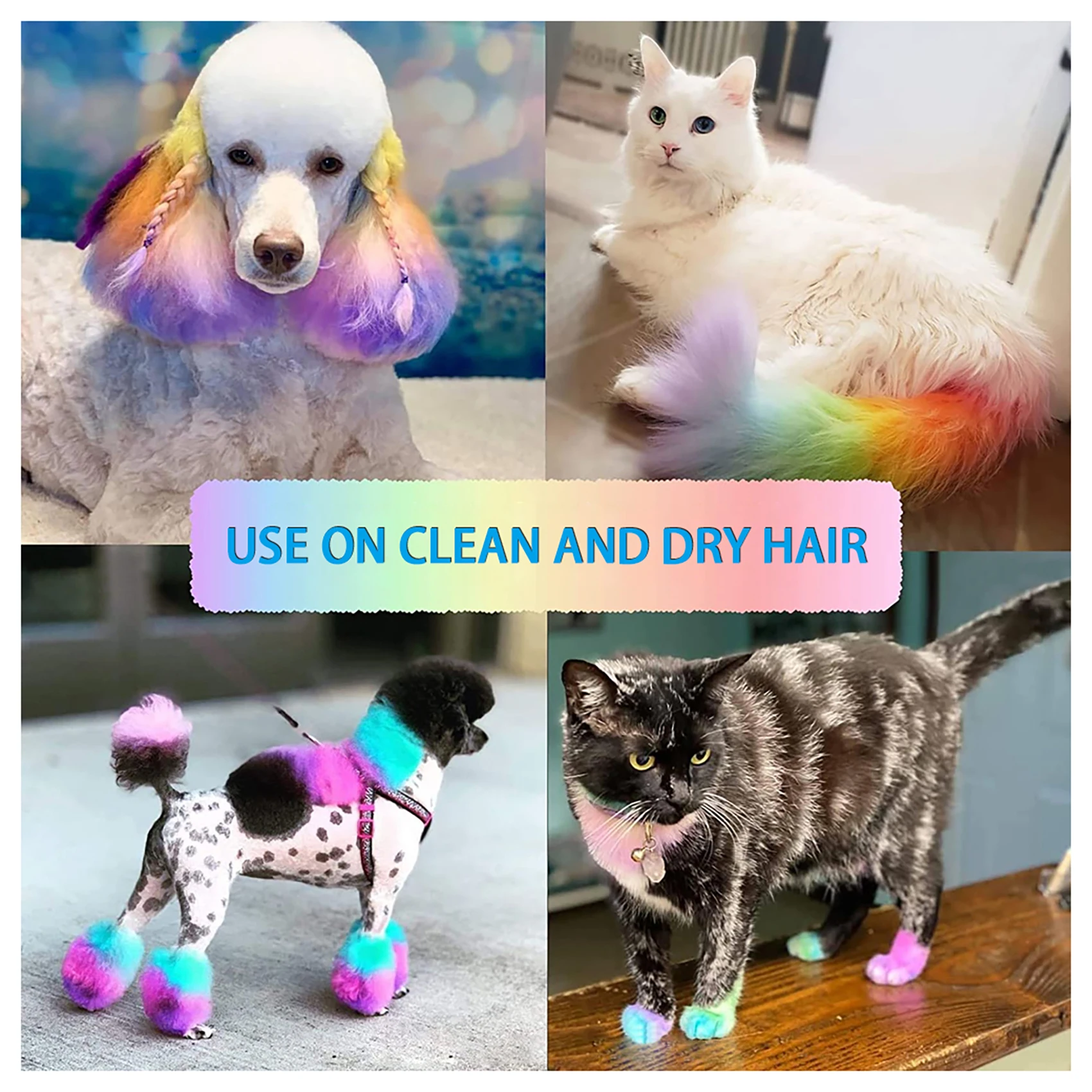 Wholesale Natural Pet Hair Dye Cat And Dog Hair Dye Pet Fur Spray paint