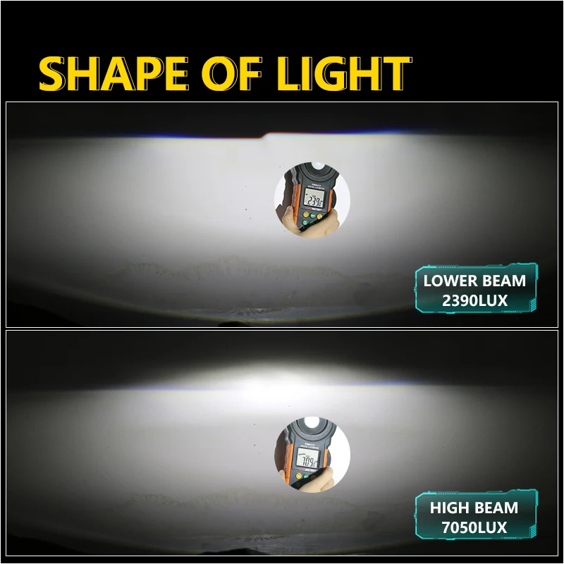 Factory New fashion Mini H4 35w 5500k Halogen & xenon headlight Super bright Car accessory led headlights