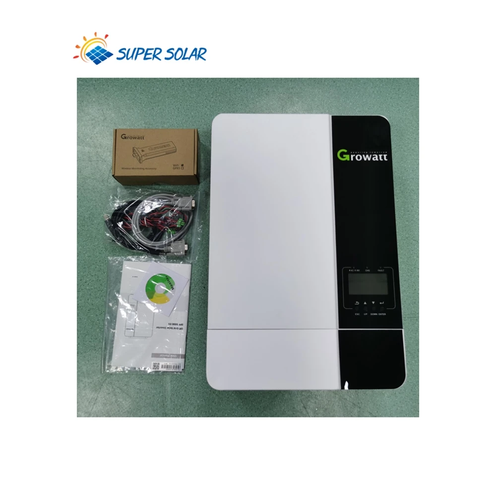  Суперсетевой инвертор Solar Growatt Spf 5000 Es Mppt инверторы без