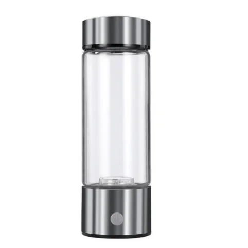 2024 Portable Hydrogen-Rich Plastic Glass H2 Water Bottle Cup USB/Battery-Powered Alkaline Health Maker Household Outdoor Use