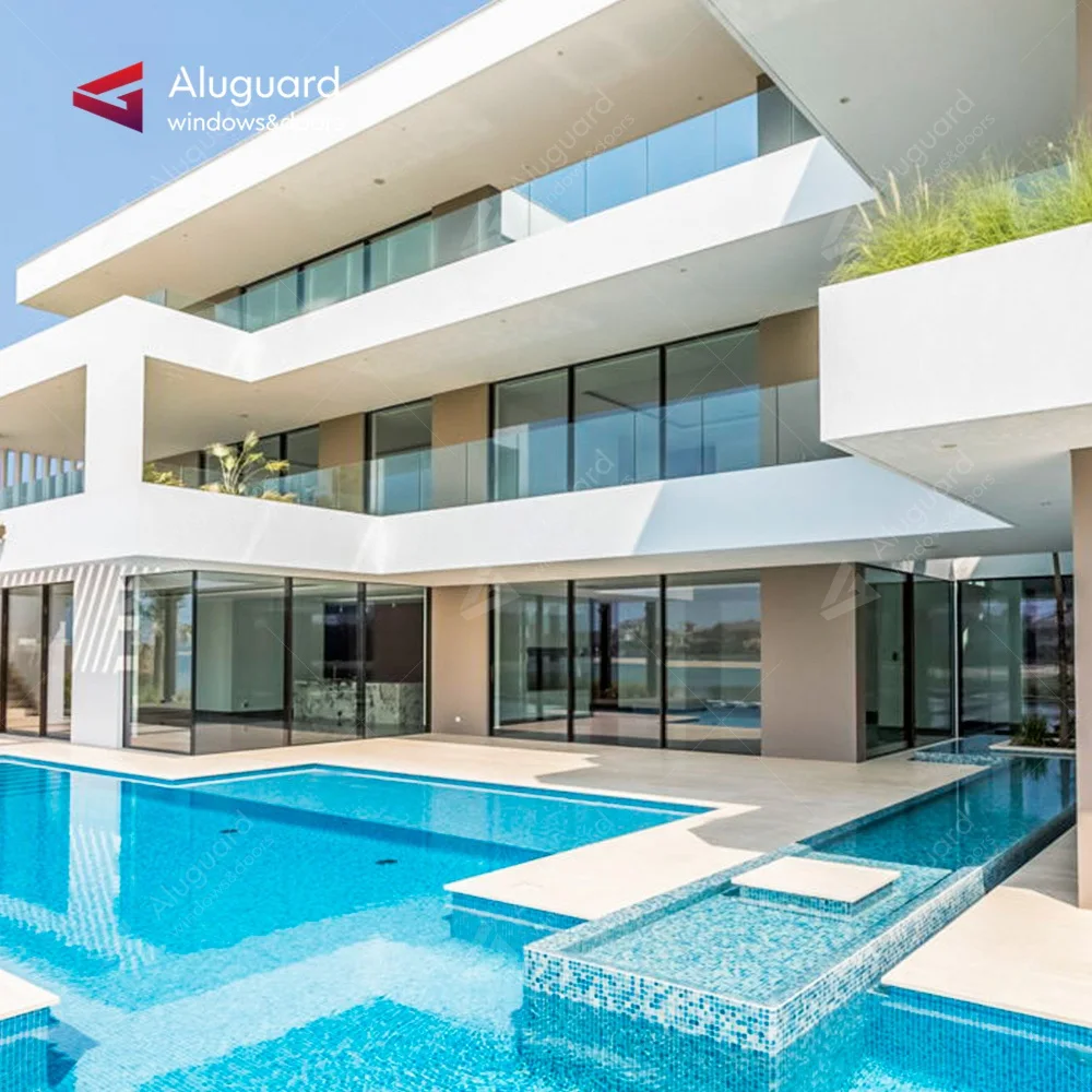 American Standard Sliding Door System App Control Aluminum patio Door Latest Design Hidden Sliding Door System