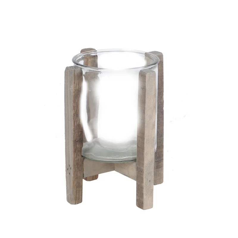 Wholesale Modern Unique Products Wood Candle Holders Wooden Candle Sticks Holder For Wedding