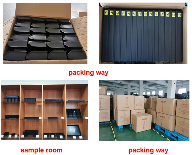 COP- 315 ESD plastic boxes bin tray containers with dividers