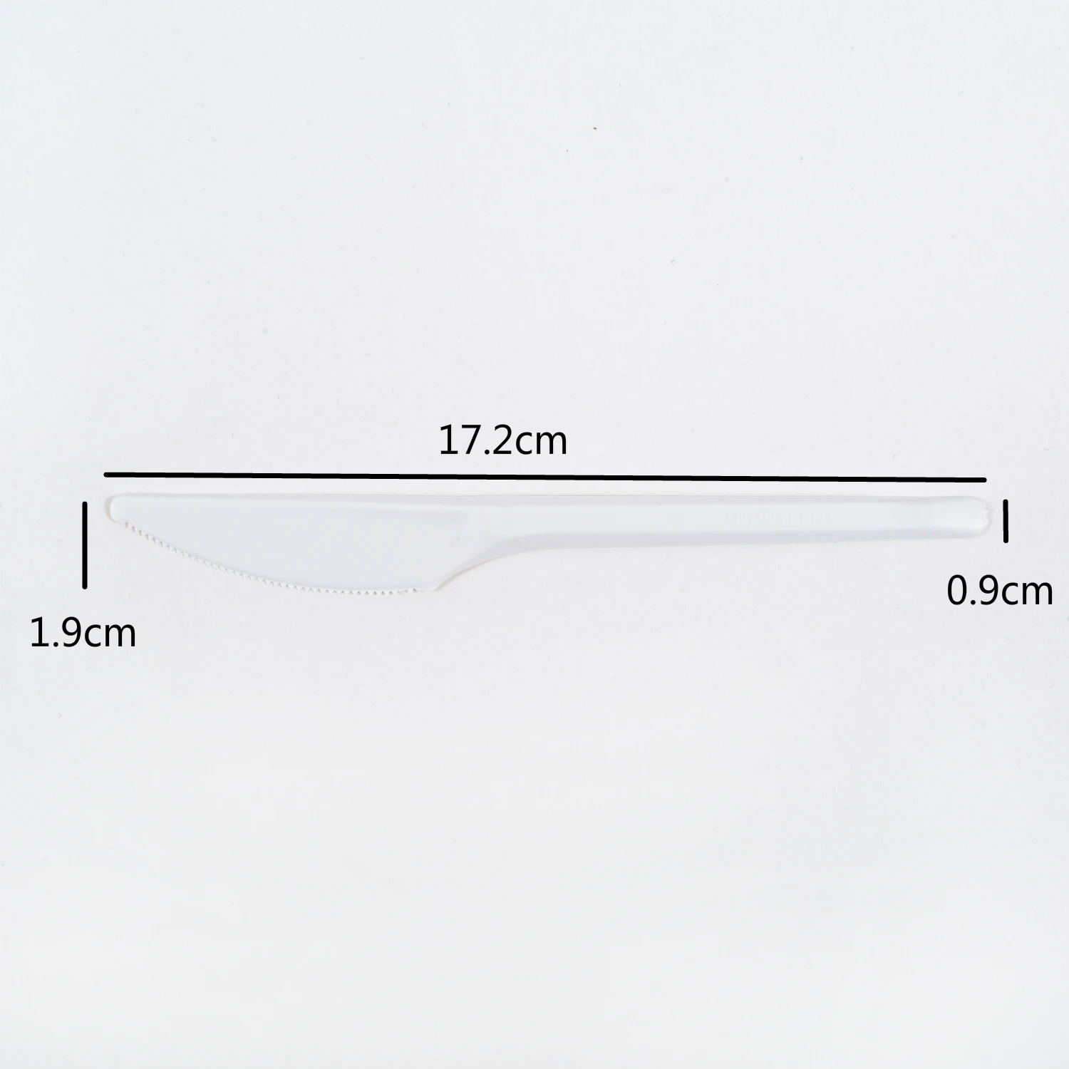 One-time biodegradable plastic cutlery knife of sell like hot cakes