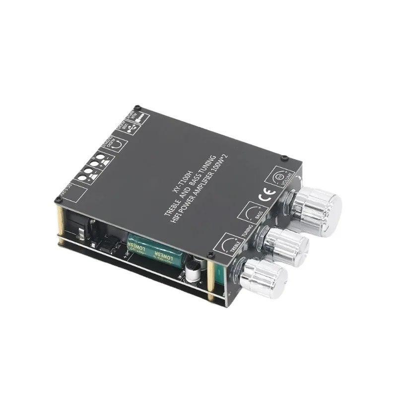 XY-T100H усилитель мощности 100 Вт + TPA3116D2 BT 5 0 для домашнего кинотеатра усилители стерео с регулировкой высоких и низких частот