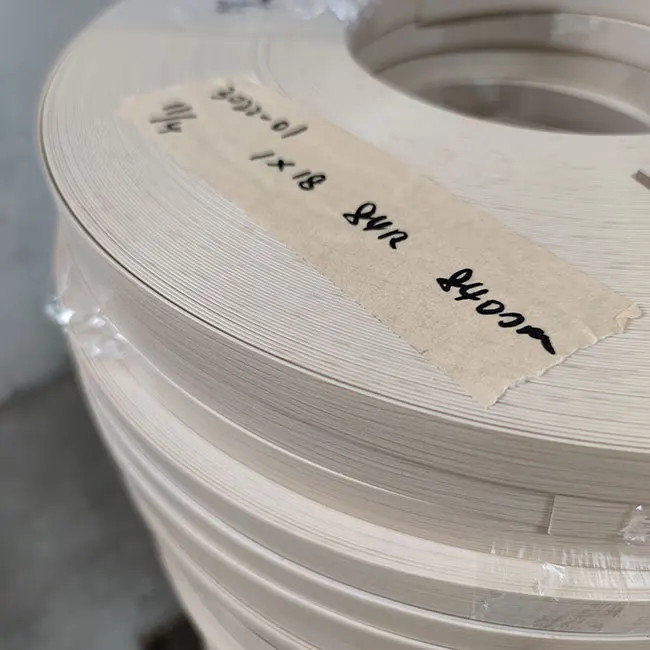 PVC edge strips for particle board countertop edging trim pvc or abs edge banding sealed