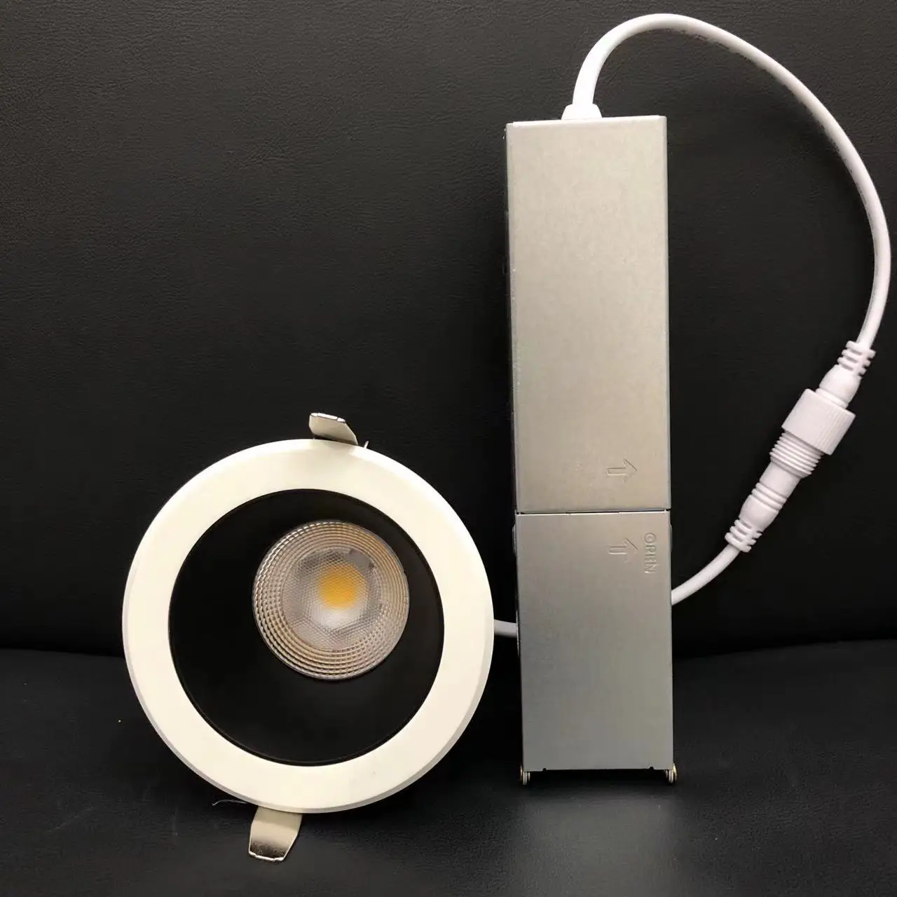 ETL ES LED downlight 3inch 12w 15w waterproof ip65 wet location air tight 5cct adjustable 2700K3000K4000K5000K6000K COB chips