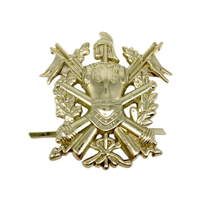 Металлическая 3D гравировальная эмблема на плечо