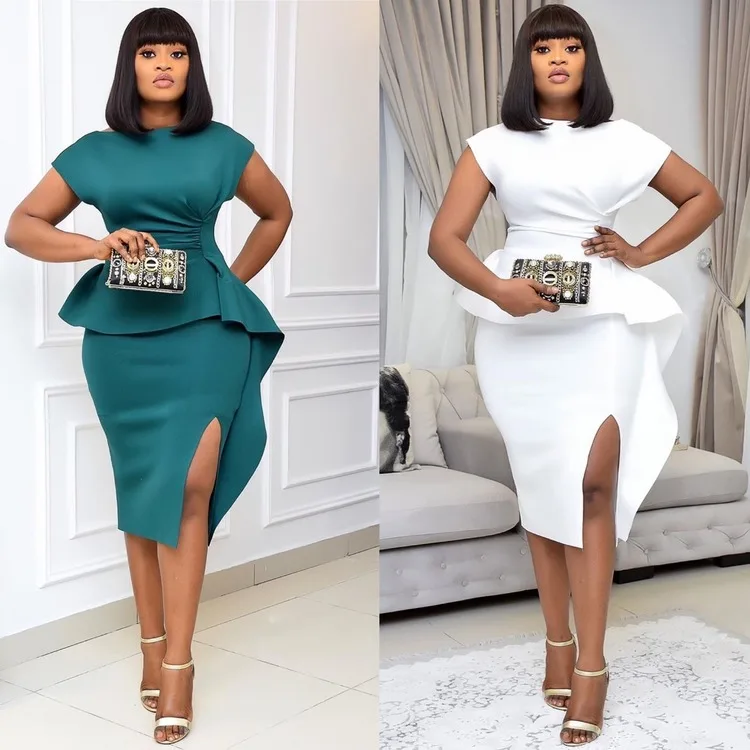 New African Dresses for Women Dashiki Bodycon African Dress Clothes 2021New Kaftan Robe Africaine Sexy Evening Ankara Clothing