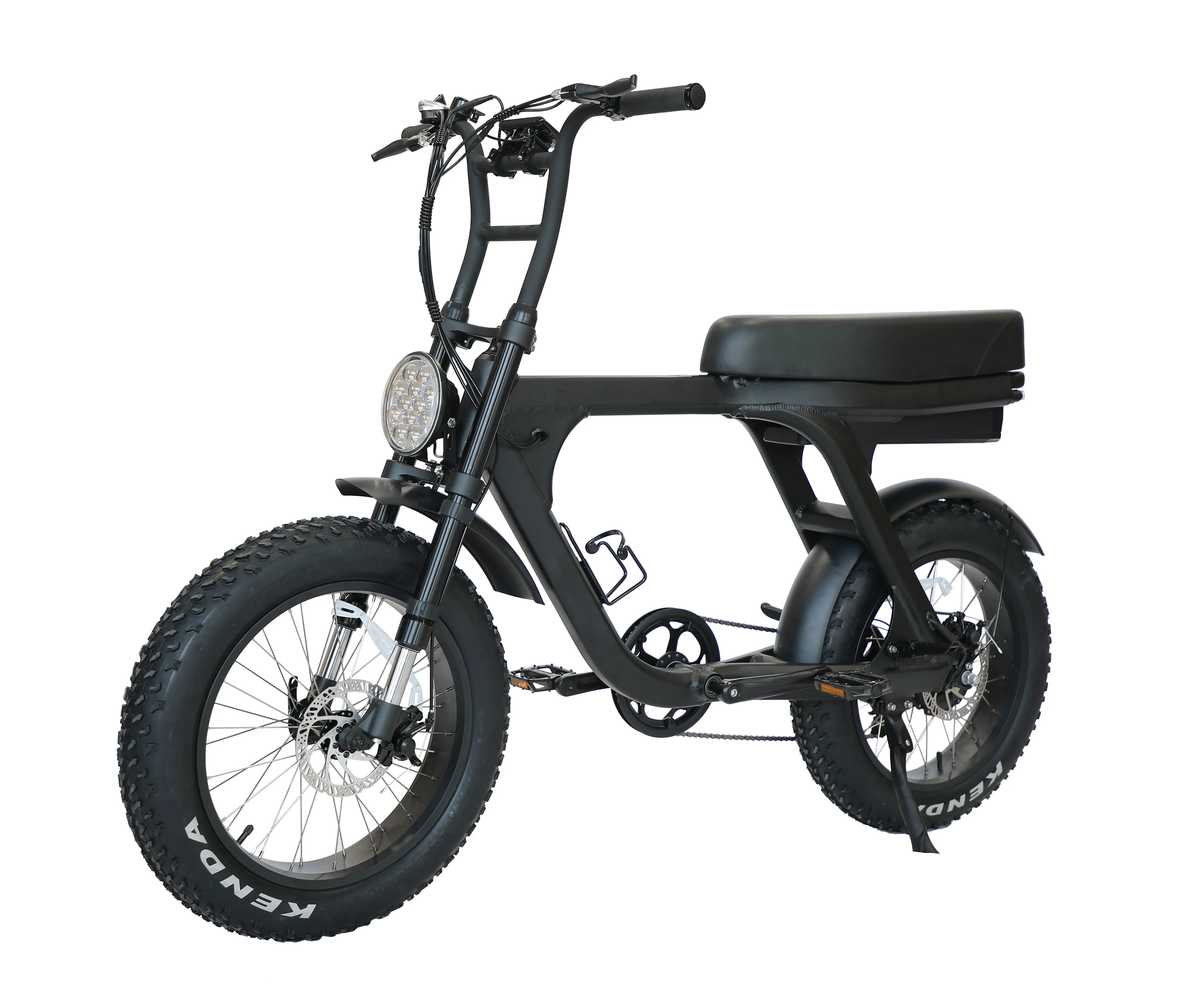20 Inch Large capacity dual battery all terrain vehicle Fat Tire Electric Mountain Bicycle