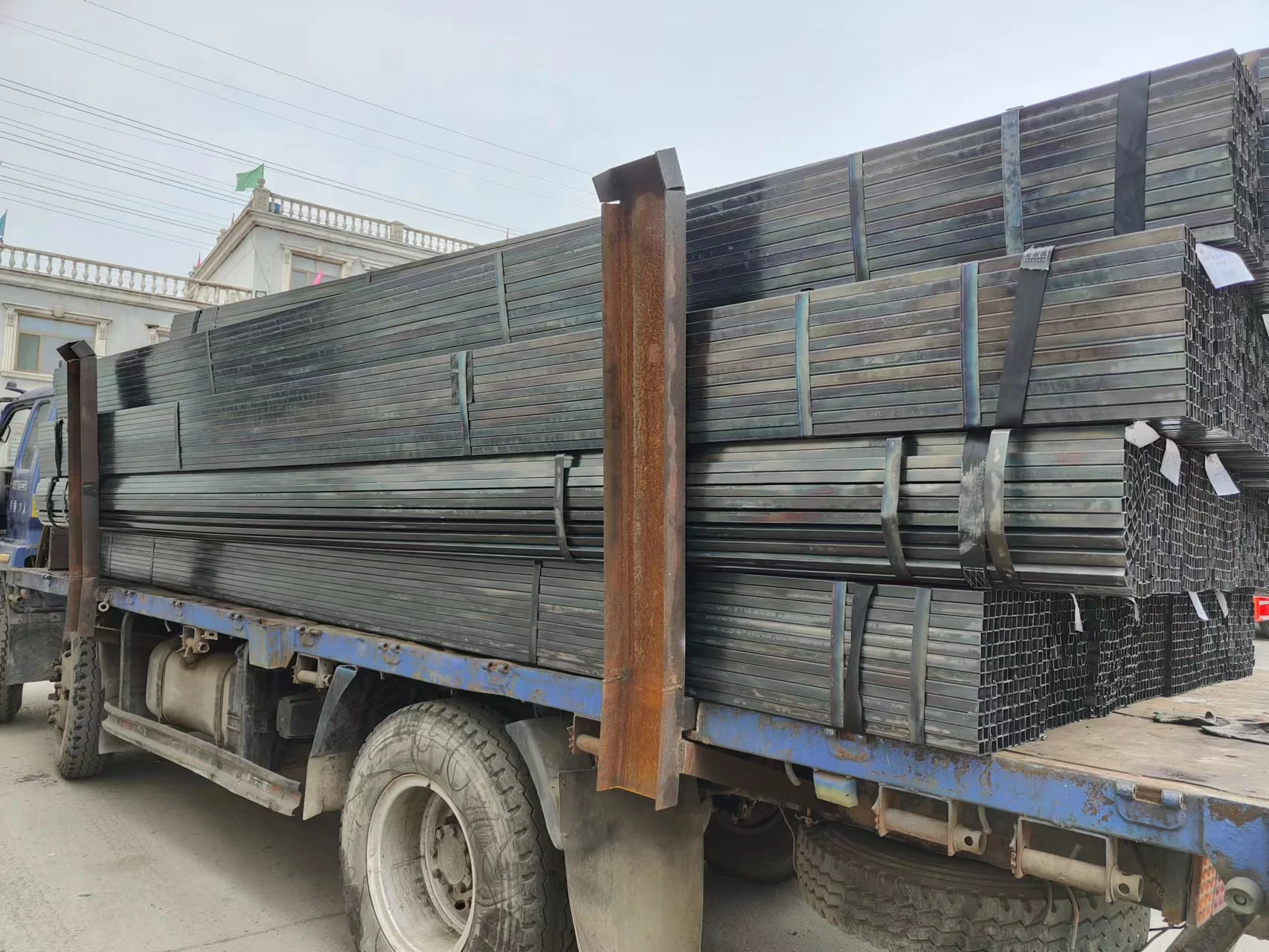 price per meter Mild carbon steel hollow section square black mild steel black welded  xxx black tube 69