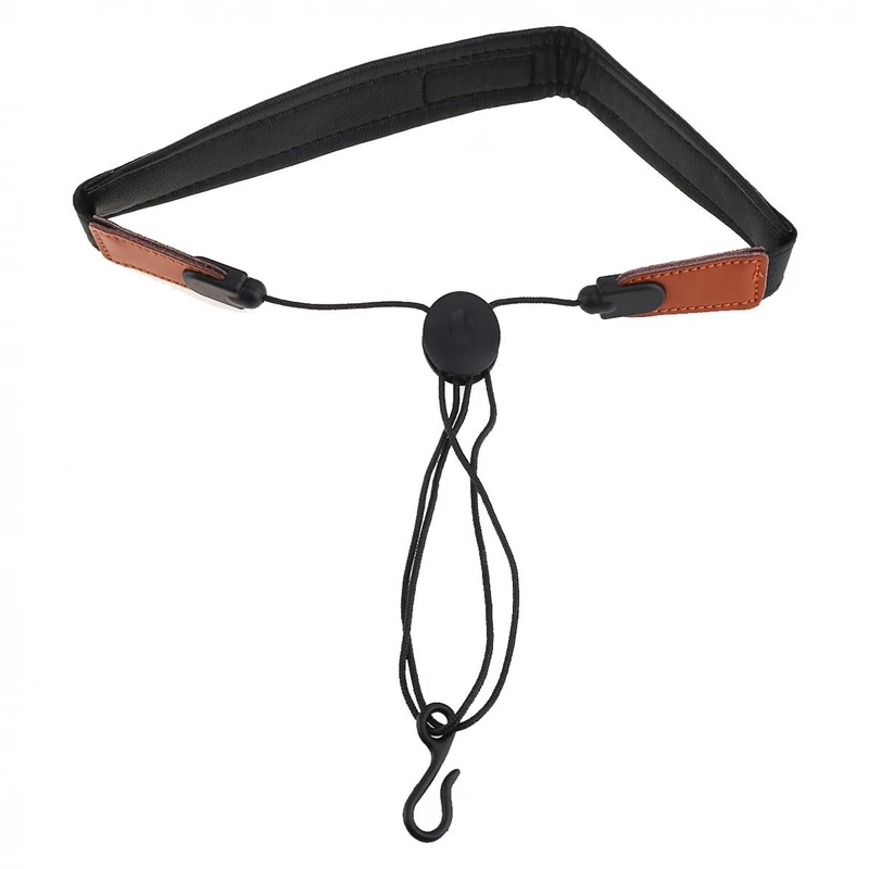 Musical Instruments Accessories Black Neck Strap Single Shoulder Strap With Black For Clarinet / Alto Saxophone / Saxophone
