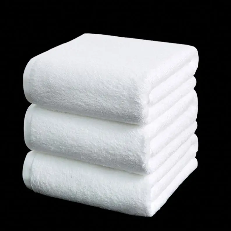100% Cotton Luxury Hotel Plain Towel, Face Cloth Hand Towel Bath Towel Set Wholesale