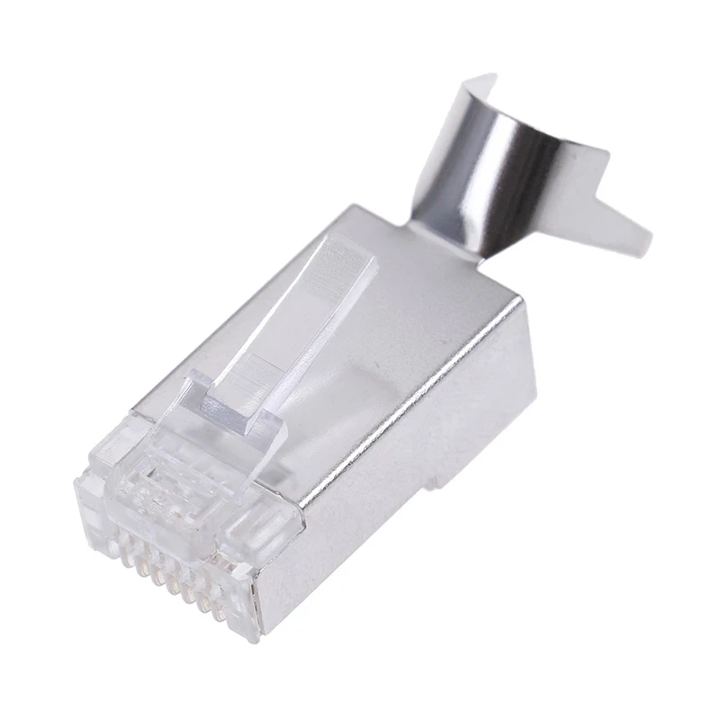 Cat7 RJ45 Connector 1.3mm Crystal Plug Shielded  Connector