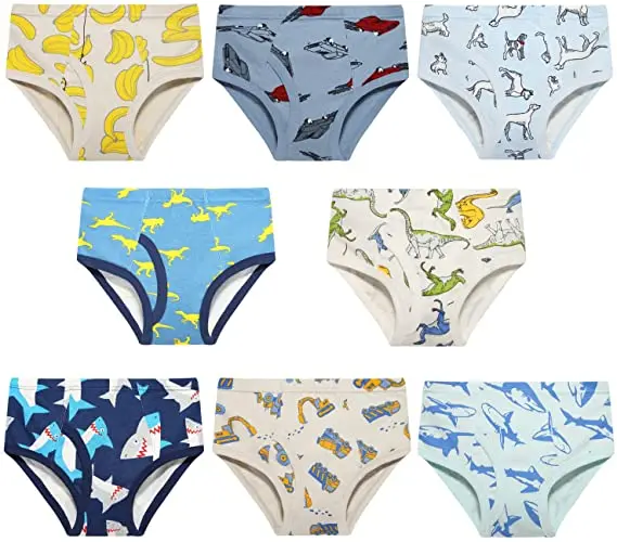 Customized Print Boys Slip Brief&Boxers Simple Style Boys Underwear