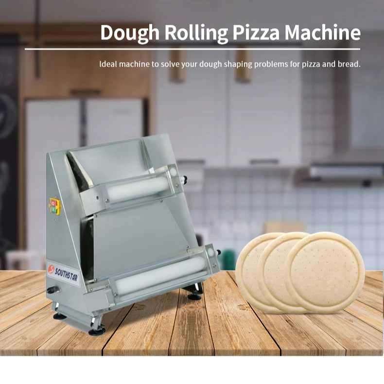 Hot selling southstar 12 inch 15 inch pizza dough pressing machine automatic pastry sheeter