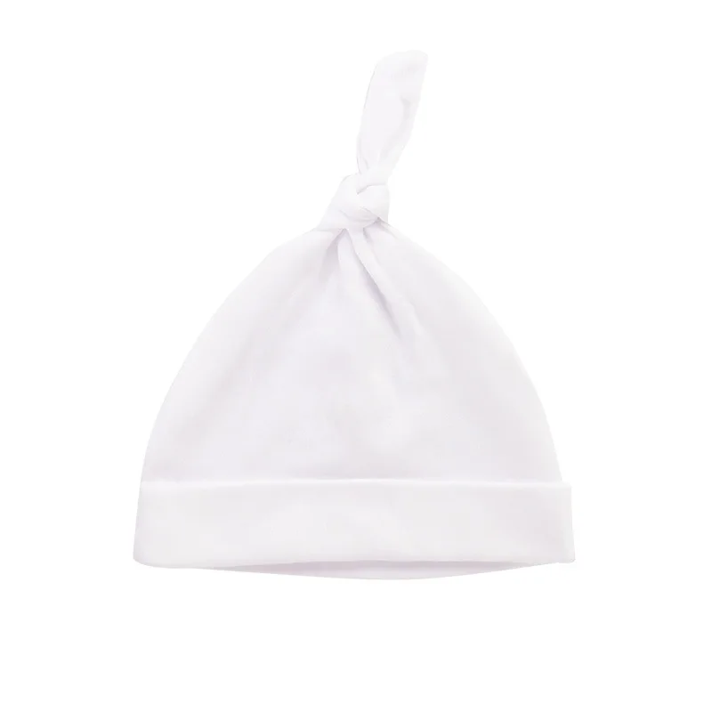Newborn Foetal Cap Thin Cotton Boy Girl Solid Colour 0-3 Months Baby Small Hat Spring And Autumn