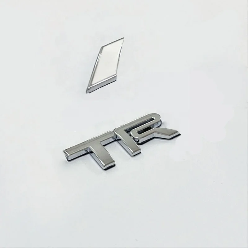 Large size letter badge Metal sticker Car modification logo 3D stereo trunk decal for Toyota