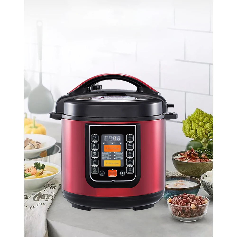 Electric Pressure Cooker Stainless Steel Multifunction 6L Pressure Pot Cookers High Quality Commercial Or Household