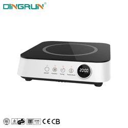 2000 Вт, портативная индукционная плита с одной ручкой 220 В и сенсорным управлением, немецкая электрическая варочная панель