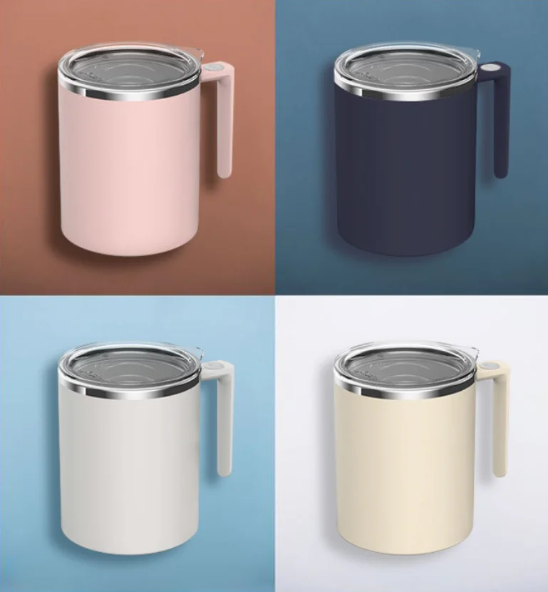 Hot Trending Products Usb Mugs Self Stirring Mug Stainless Steel Double Wall Smart Insulated Coffee Mug In Travel