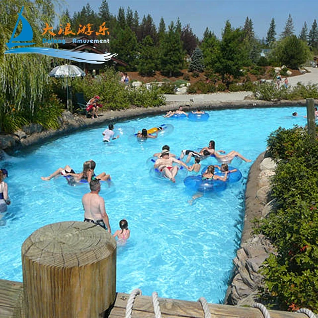 Water Park Lazy River Hotel Resort with Water Park Lazy river make funny for family on alibaba for sale