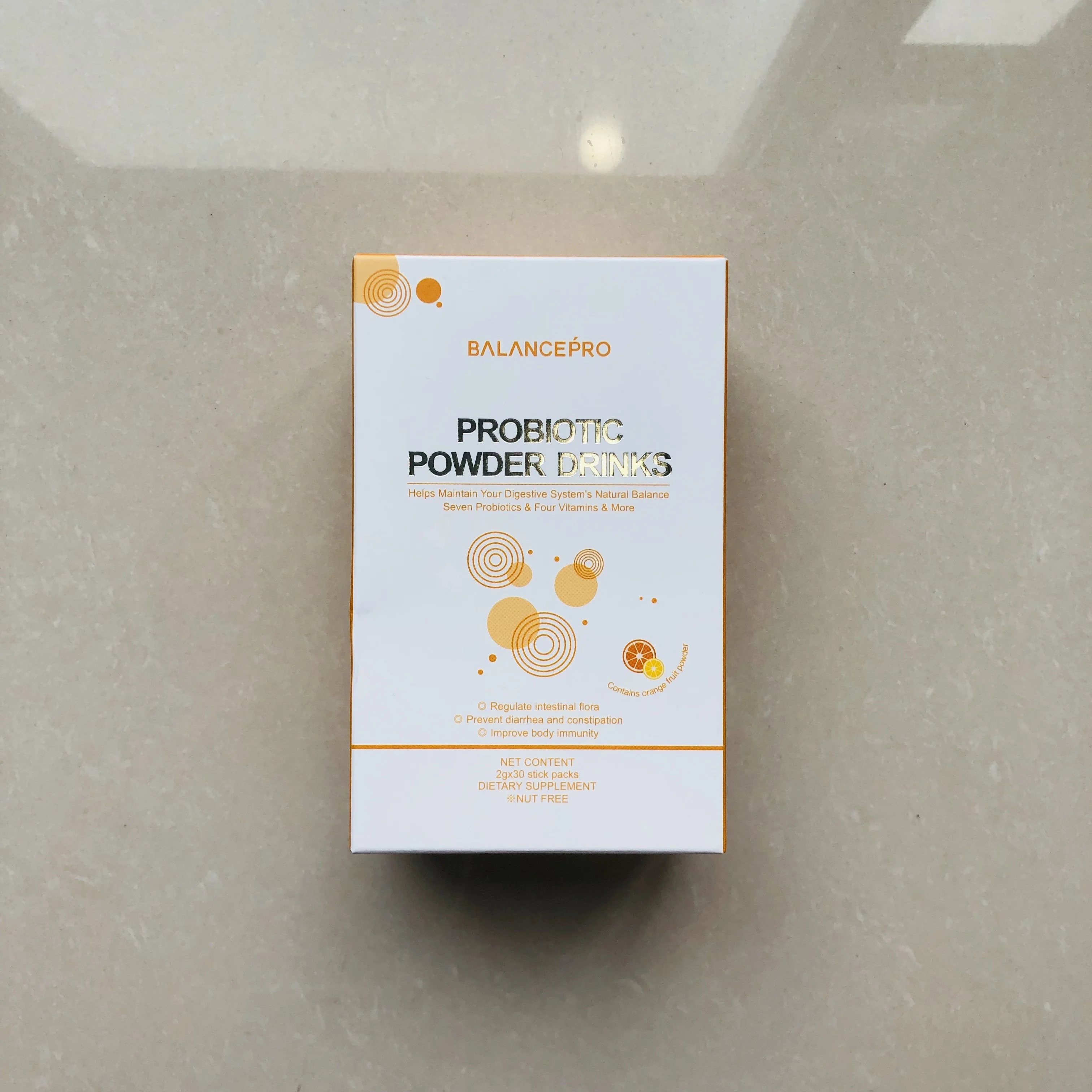 Probiotic solid beverage powder drinks with Vitamin dietary supplement enhance immunity supplement drinking food supplements