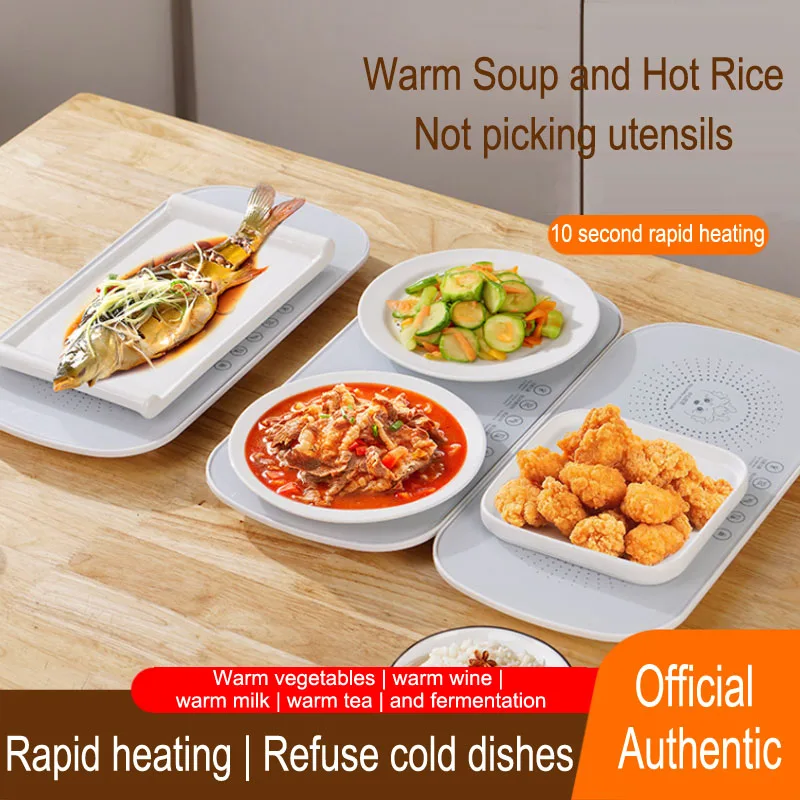 All-in-one Warming Plate Quick Heat Thermoregulation Rice Home Multifunctional Electric Heating Vegetable Pad Thermal Plate