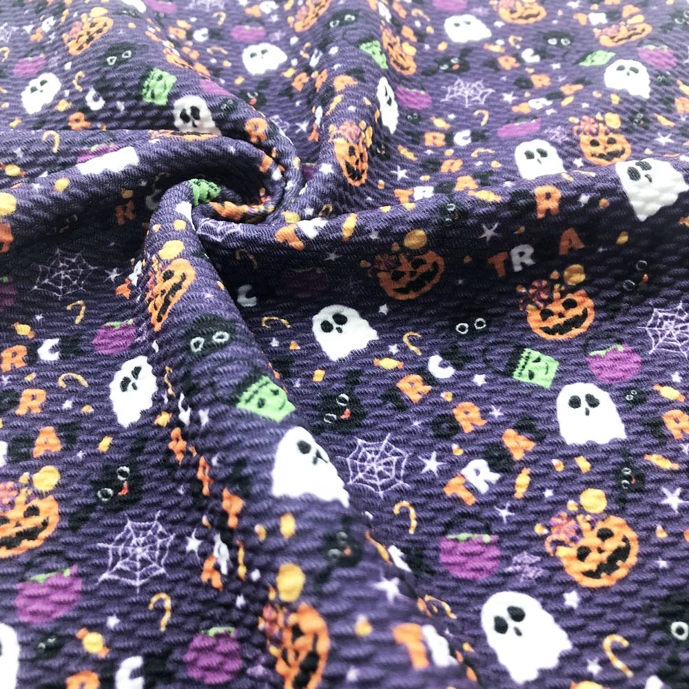 No MOQ Bullet Custom Design Digital Printing Make Bows Bullet Fabric