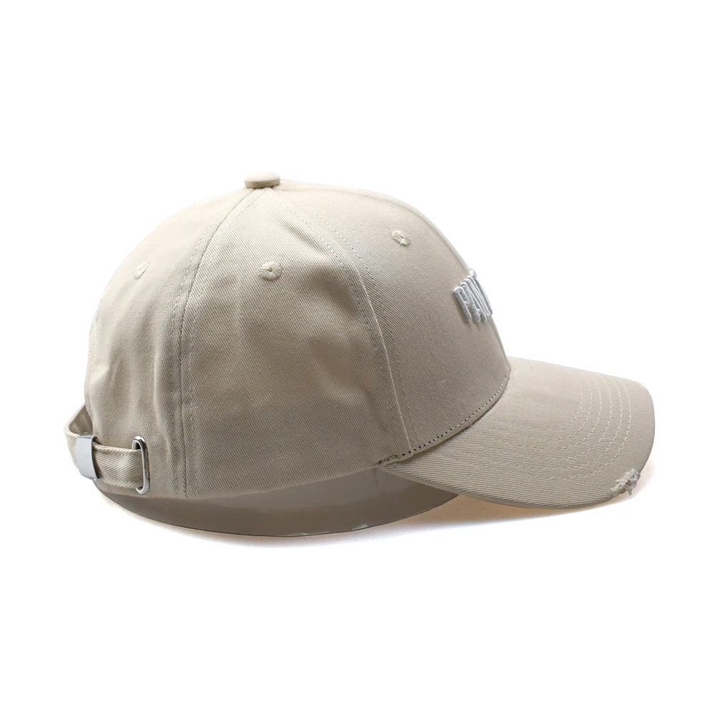5% OFF high quality beige color 3d embroidery hat golf cap peaked black baseball cap