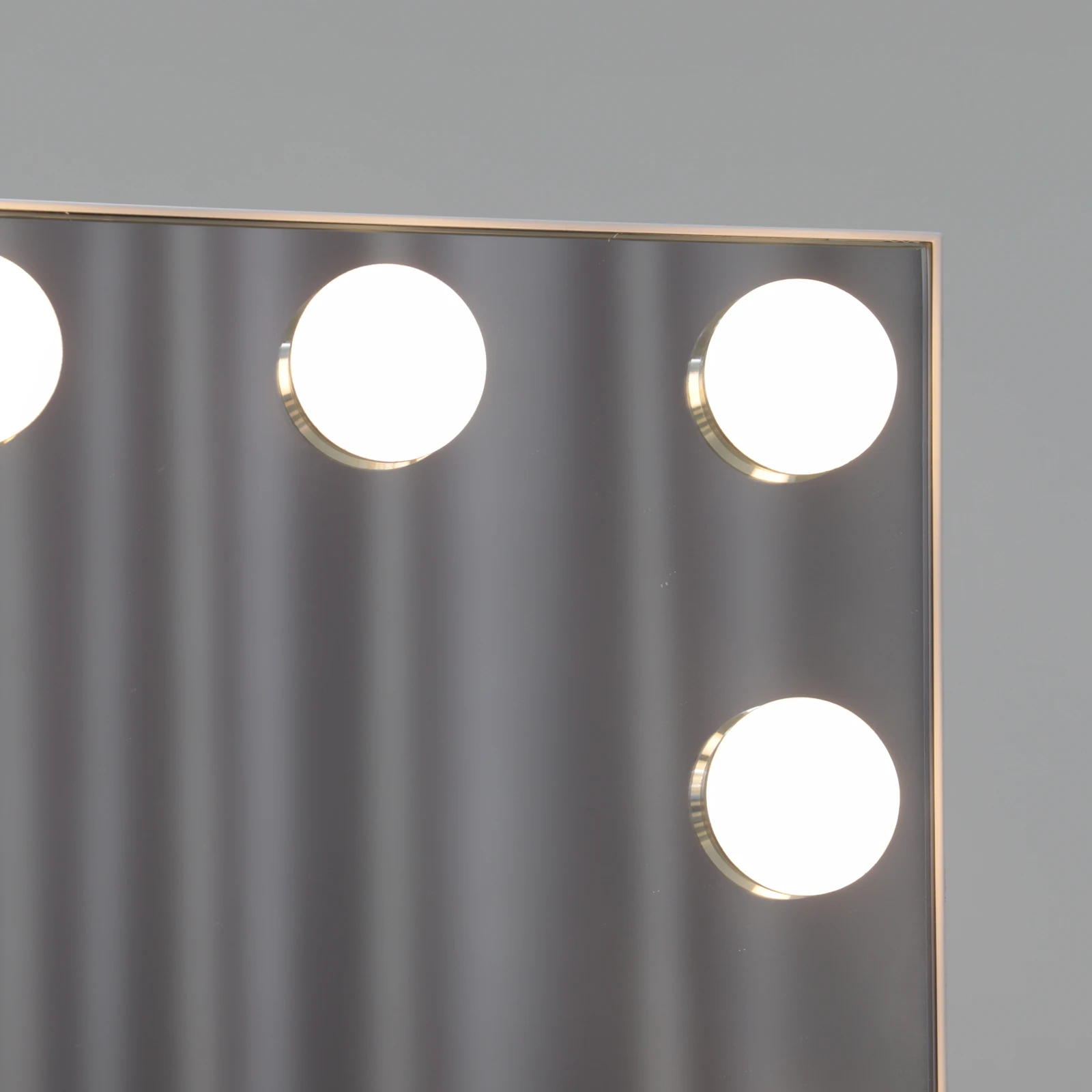 modern 60x80 15 led decorative living room vanity hollywood mirror with light bulb and Plug