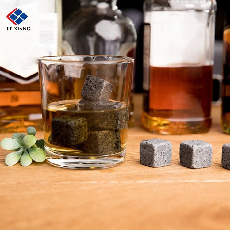 2021 new product custom Tech Whisky Chilling Rocks Gift Set - premium whiskey stones-sipping stone and ice cube stone