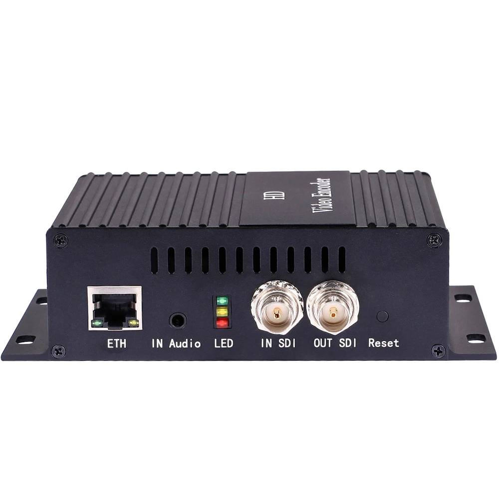 URay H.264 SD HD 3G SDI To IP SRT Encoder HD-SDI Video Streaming Encoder IPTV Live Encoder For Youtube Facebook Wowza Via RTMP