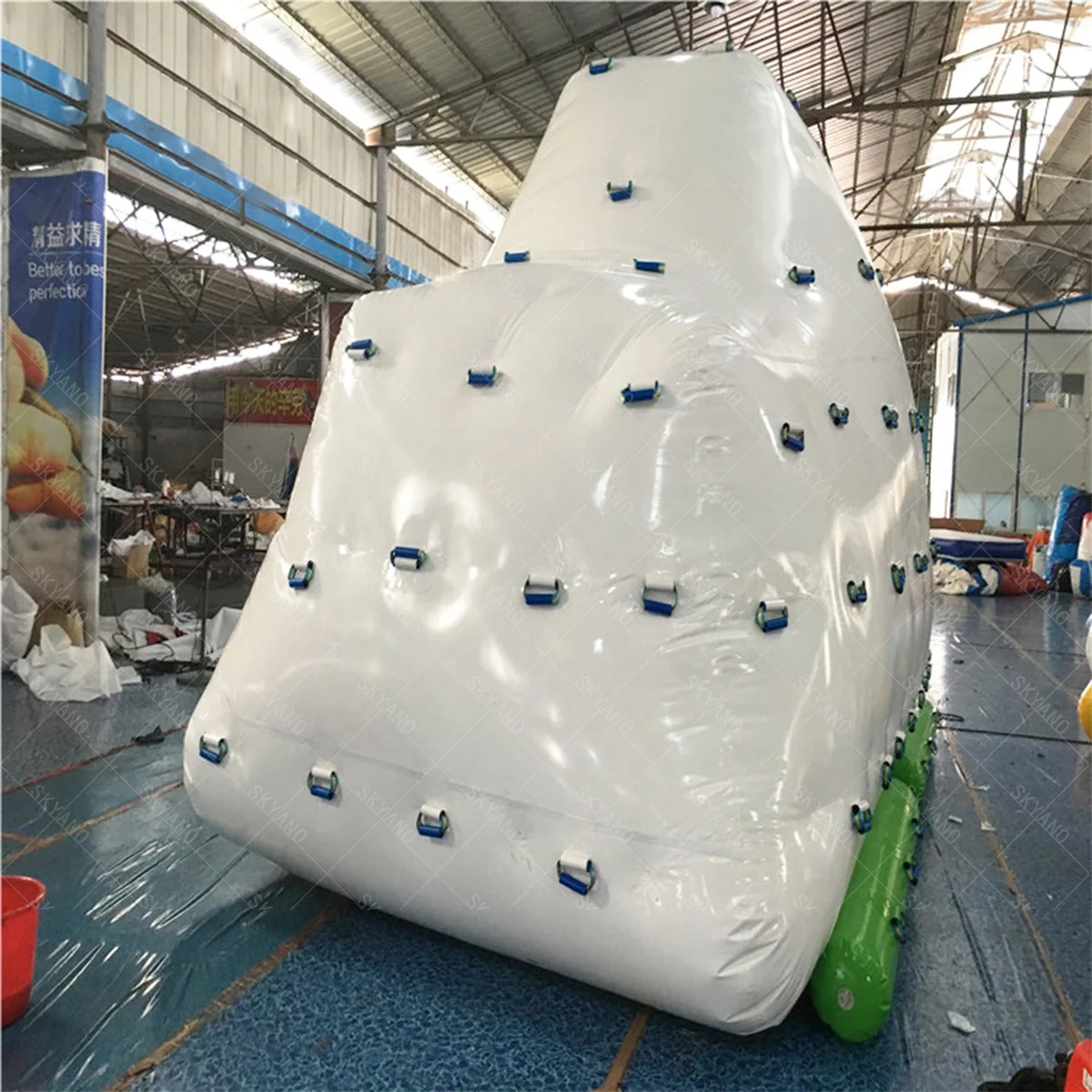 5m High Inflatable Water Iceberg Climbing Ice Tower