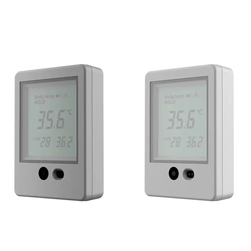 
High accuracy digital non contact thermometers scanning AI doorbell 