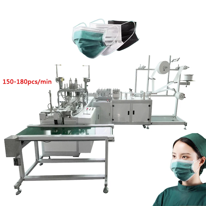 150 pcs/min ultrasonic mask welding machine dust mask making machine 3ply mask machine