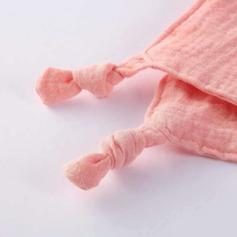 Cute Animal Rabbit Organic Cotton Muslin Baby Blanket Baby Comforter Toys Infant Baby Teething Muslin Bunny Comforter Blankets