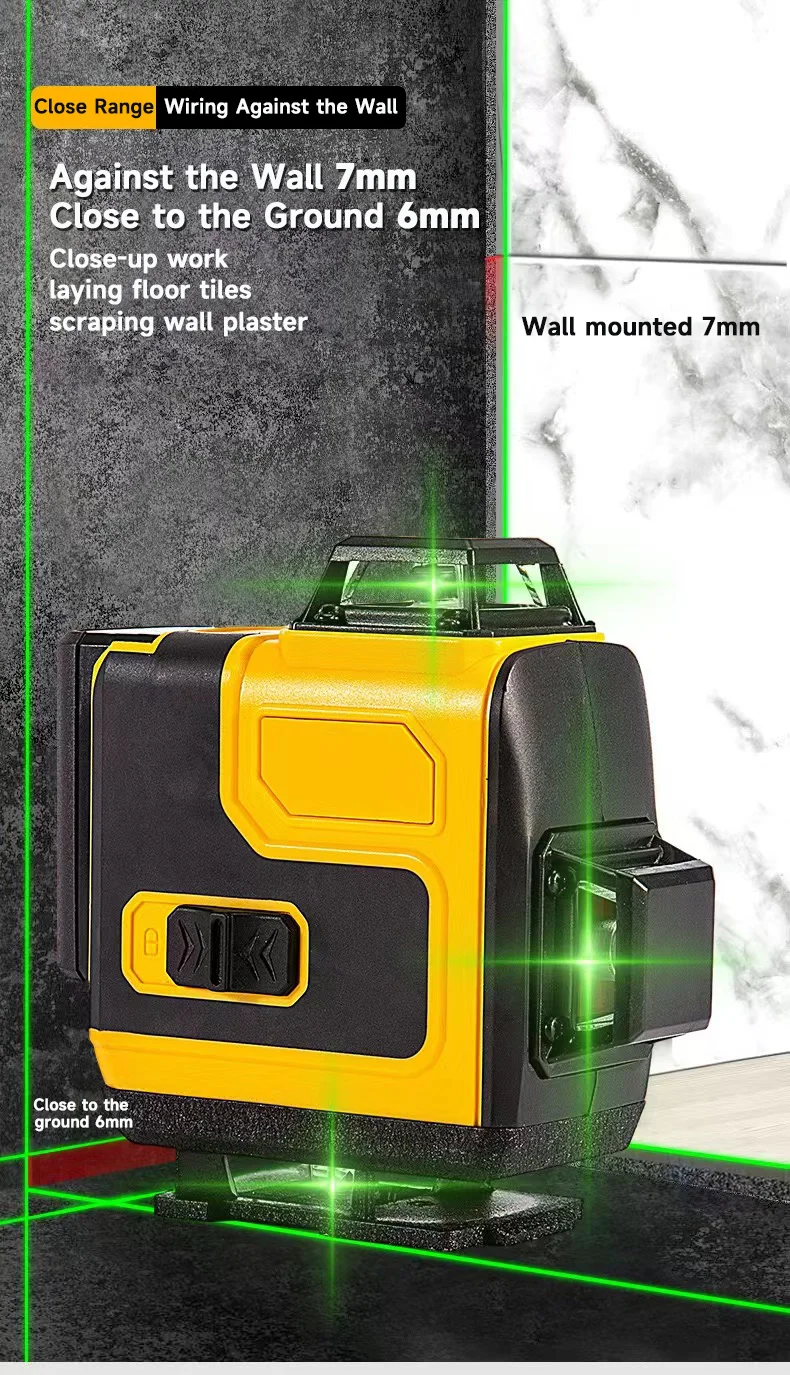 Multi-purpose high precision low price hot sale level green line automatic leveling diode precision laser level