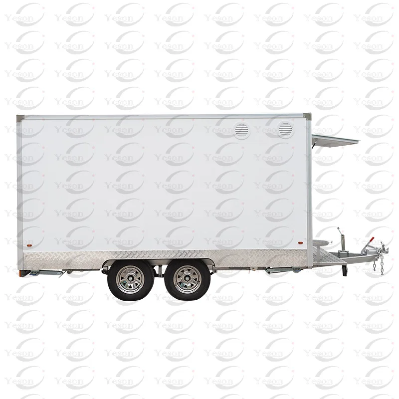 Popular vending food cart, mobile coffee shop, icecream bar made by China famous professional food trailer factory