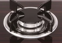 
Home Built-in Tempered Glass Panel Cast Iron 3 Burners Gas Cooktop 