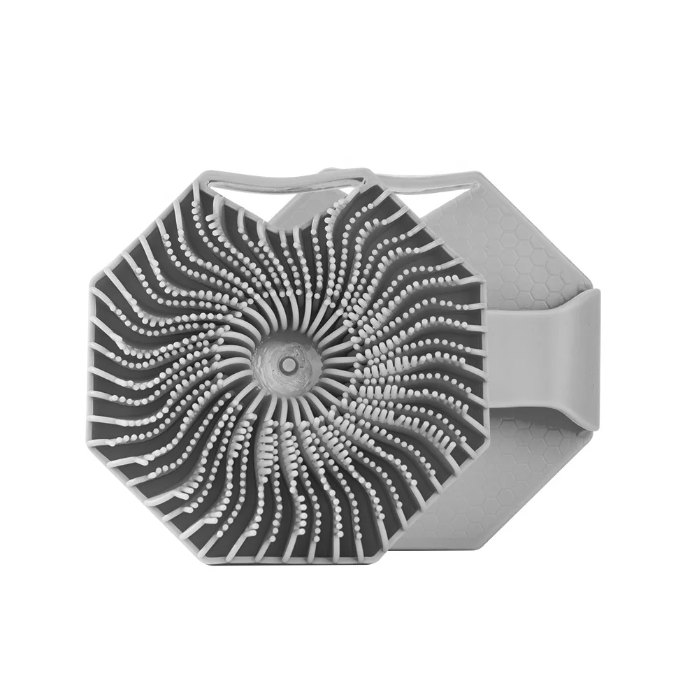 Popular In 2024 Bath Accessories TPE Or Silicon Options Body Exfoliating Brush Silicone Body Scrubber Loofah Bath Scrubber