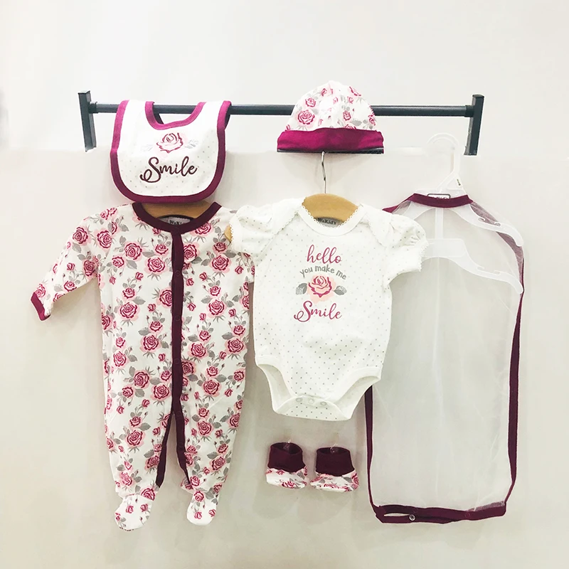 manufacturer Wholesale Custom Chinese Factory Support OEM Infant Clothing Newborn Organic Baby Clothes Giirl And Boy Baby Romper