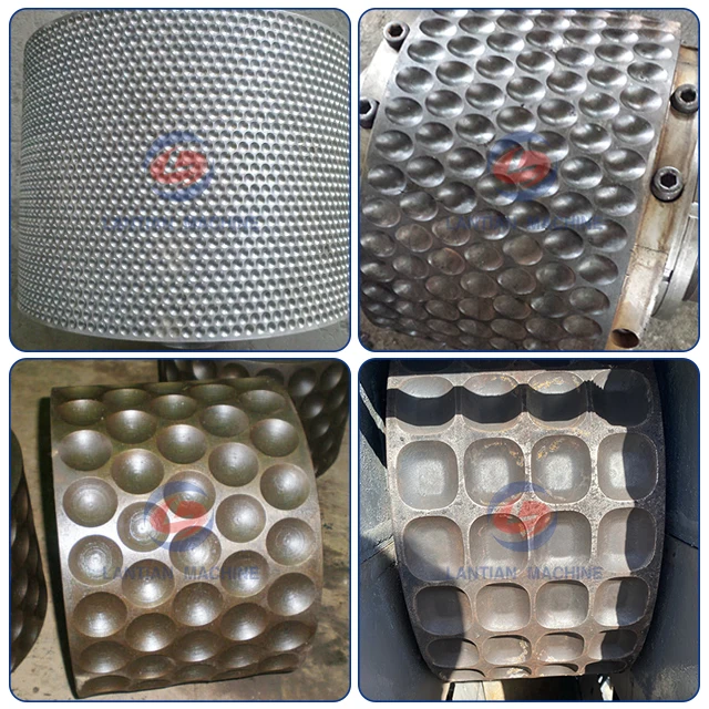 Iron Powder Naphthalene Coal Round Square Shape Briquettes Roller Press Machine Manufacture