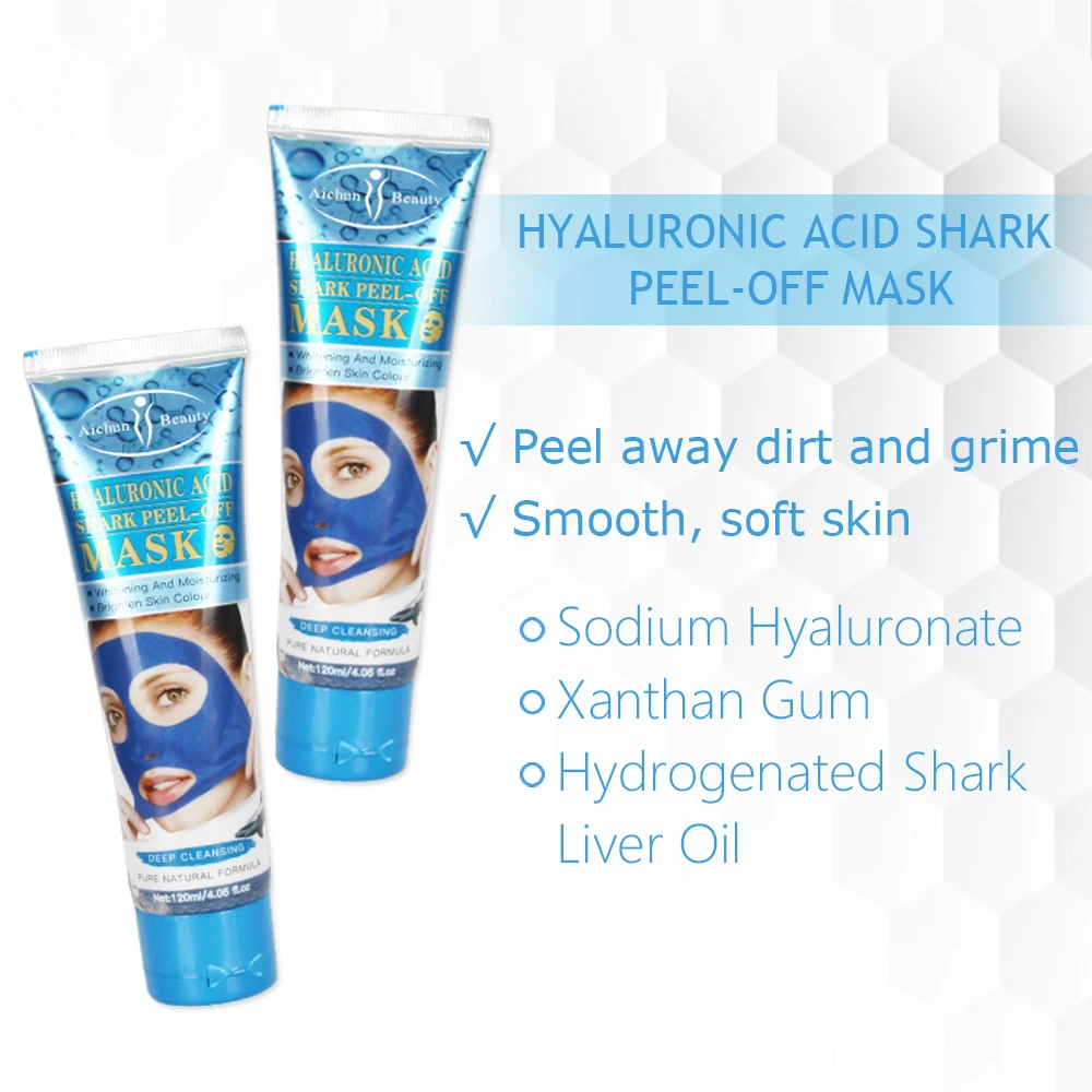 Yipeng Hengye private label skin care hyaluronic acid and shark peel-off face mask
