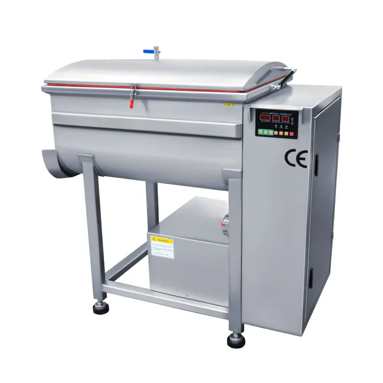 Electric meat food stuffing filling mixer beef goat meat mixer blender vacuum meat paddle mixer price