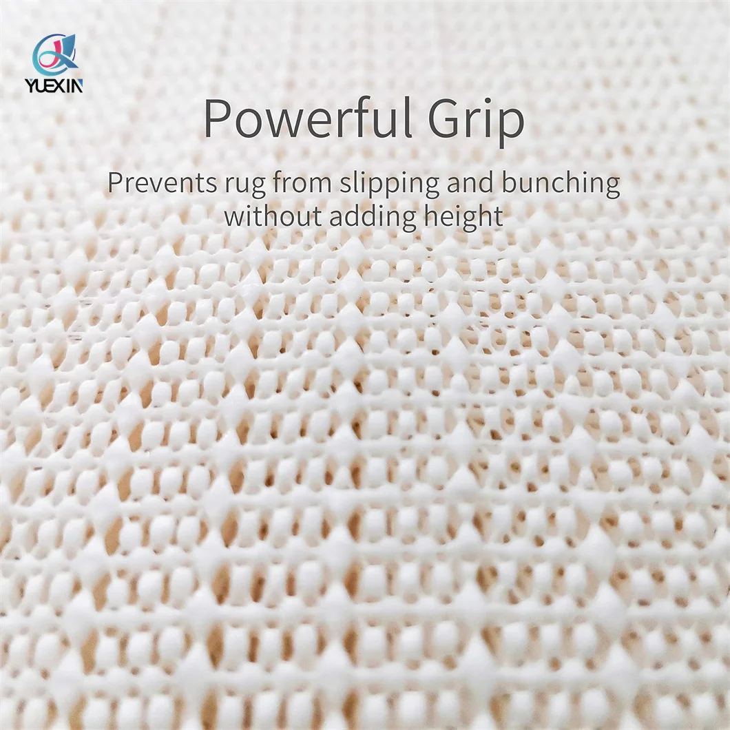 Non-Adhesive Durable PVC Non-Slip Rug Pad for Hard Floors shelf liner mat Kitchen Carpet Underlay Grip Pad