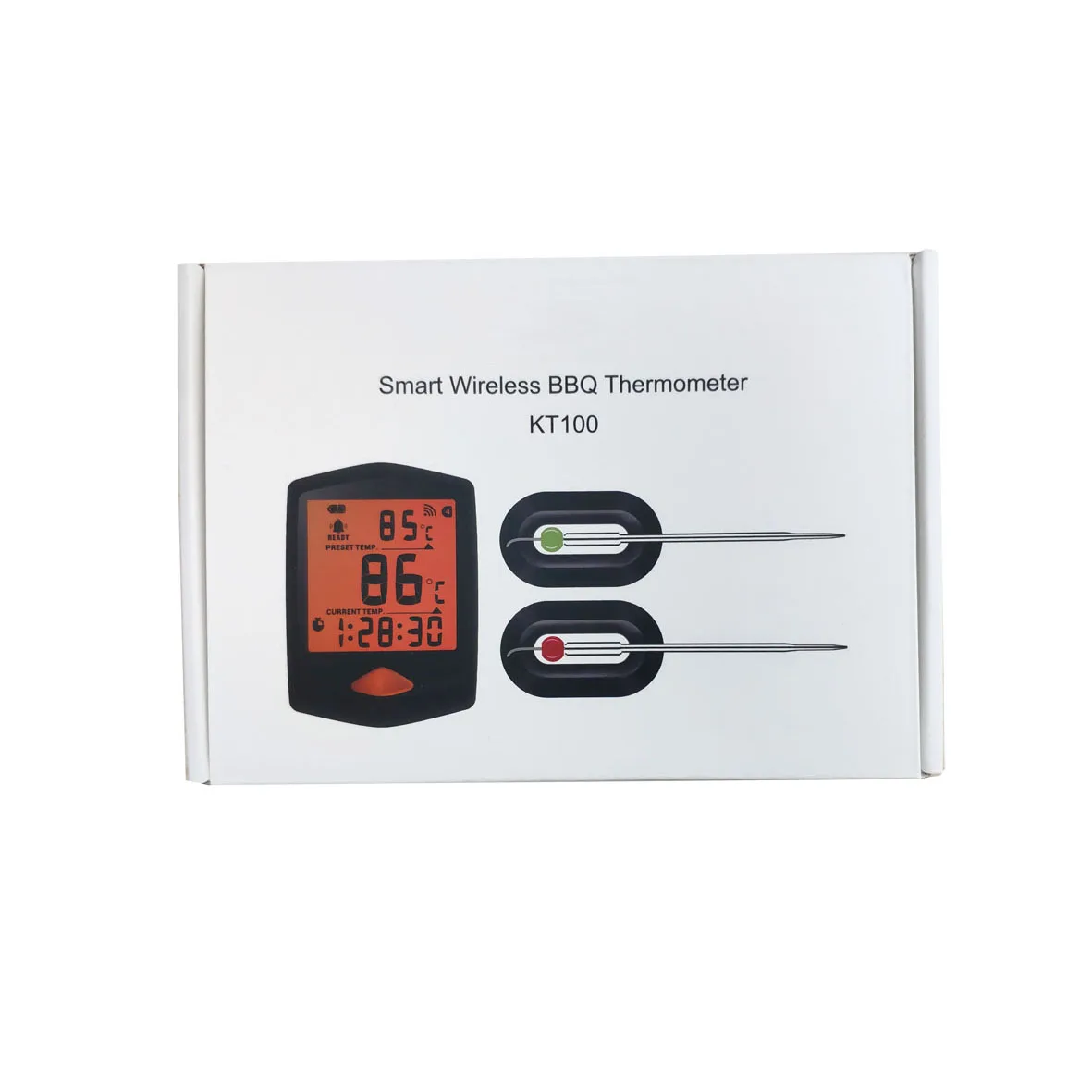  HH 6 channels digital thermometer with probe new design kitchen temperature
