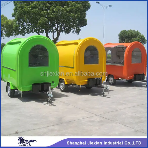 Eu Standard High Quality Mobile Food Cart Street Food Cart Outdoor Vending Food Carts